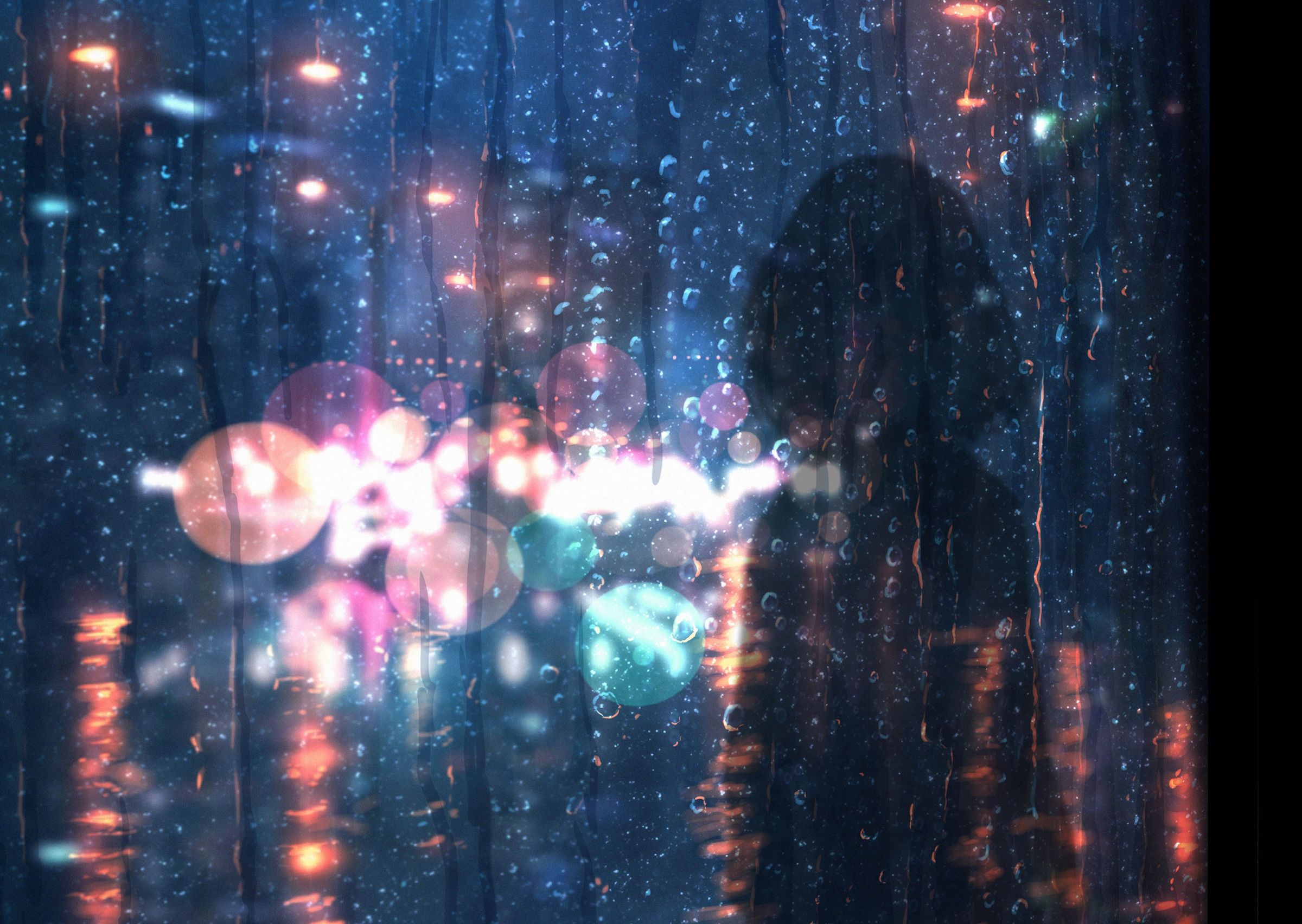 画师JW - 雨とガラス